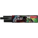 Acrylmarker STABILO  Free Acrylic Mixed Tip set à 3 breedtes zwart — afbeelding 2