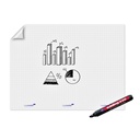 Magic-Chart Legamaster flipchart XL 90x120cm wit met ruit 15 vel — afbeelding 3