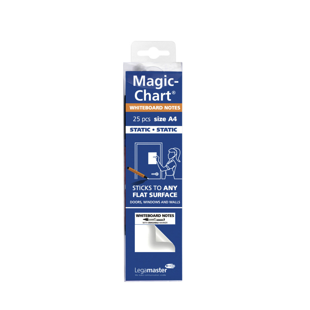 Magic-chart notes Legamaster whiteboard 20x30cm wit 25 vel — afbeelding 2