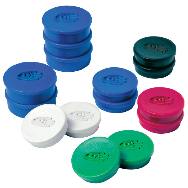 Magneet Legamaster 30mm 850gr zwart 10 stuks — afbeelding 2