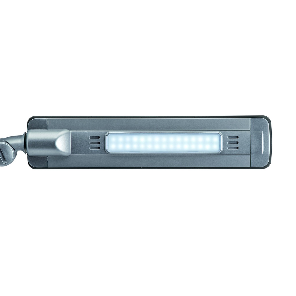Bureaulamp MAUL Pure LED dimbaar met USB-poort antraciet - zilver — afbeelding 2