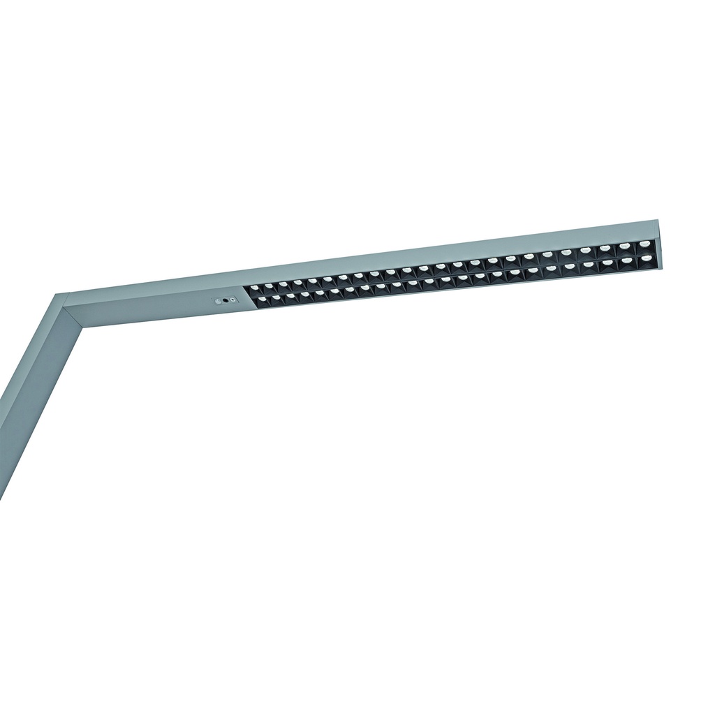 Vloerlamp MAUL Sirius LED beweging- daglichtsensor dimbaar zilver — afbeelding 2
