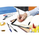Balpen Bic Cristal medium rood — afbeelding 3