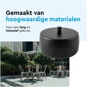 Asbak BRASQ tafelmodel 1 liter met deksel AT700 zwart — afbeelding 4