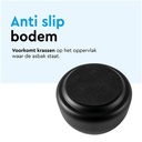 Asbak BRASQ tafelmodel 1 liter met deksel AT700 zwart — afbeelding 7