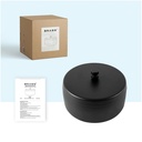 Asbak BRASQ tafelmodel 1 liter met deksel AT700 zwart — afbeelding 9