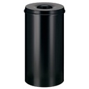 Papierbak met vlamdover Vepabins 50 liter 335mm zwart — afbeelding 3