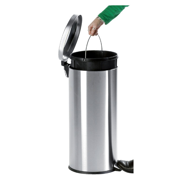 Pedaalemmer V-part 5 liter mat rvs — afbeelding 2