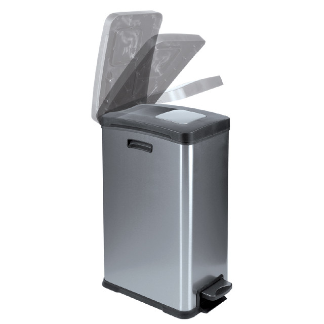 Pedaalemmer EKO Rejoice 30 liter mat rvs — afbeelding 2