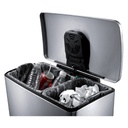 Pedaalemmer EKO E-Cube 18+28 liter rvs — afbeelding 2