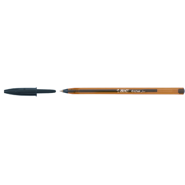 Balpen Bic Cristal fijn zwart — afbeelding 2