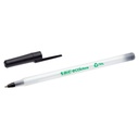 Balpen Bic Ecolutions round stic medium zwart — afbeelding 3