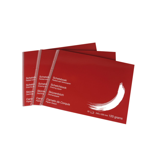 Schetsboek Papyrus 240x320mm 120gr 32 vel — afbeelding 2