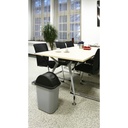 Deksel Rubbermaid groot 39L zwart — afbeelding 3