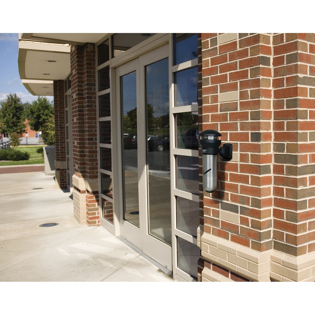Asbak Rubbermaid Infinity muurbevestiging RVS — afbeelding 3