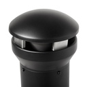 Asbak Rubbermaid Infinity Genie staand zwart — afbeelding 2