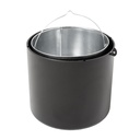 Asbak Rubbermaid Infinity Genie staand zwart — afbeelding 3