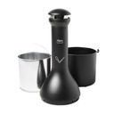 Asbak Rubbermaid Infinity Genie staand zwart — afbeelding 4