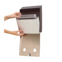 Asbak Rubbermaid Smokers' Station muurbevestiging zwart — afbeelding 2