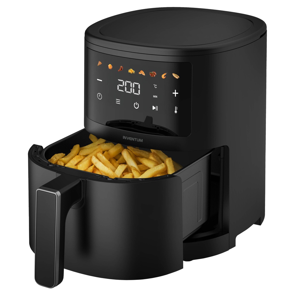 Airfryer Inventum 3.5 liter 1500 watt zwart — afbeelding 2