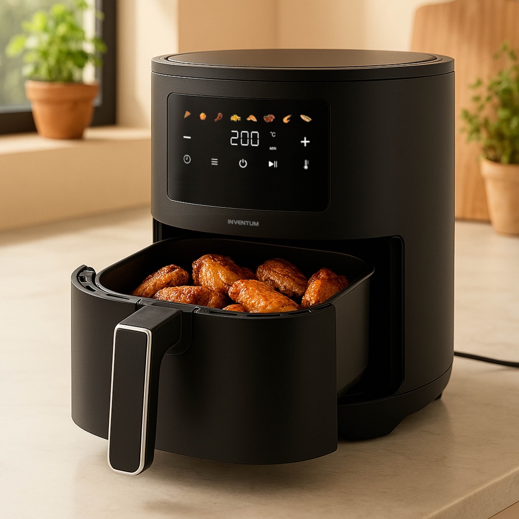 Airfryer Inventum 3.5 liter 1500 watt zwart — afbeelding 3