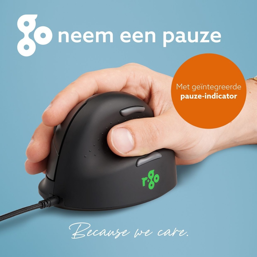 Ergonomisch muis R-Go HE Break Draad Rechts S — afbeelding 4