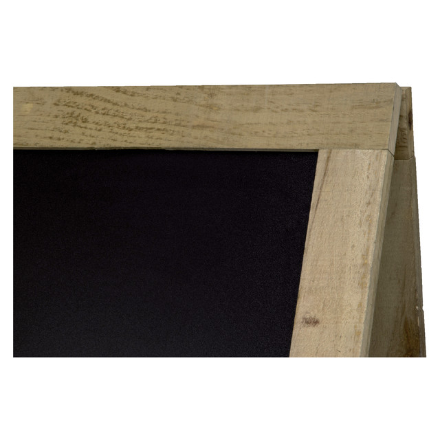 Stoepbord Securit 720x1310x40mm steigerhout — afbeelding 4
