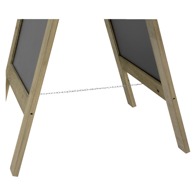 Stoepbord Securit 720x1310x40mm steigerhout — afbeelding 5