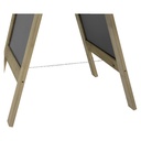 Stoepbord Securit 720x1310x40mm steigerhout — afbeelding 5