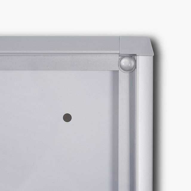 Vitrinebord Quantore voor binnen 9x A4 zilver — afbeelding 2