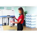 Archiefdoos Bankers Box System A4 150mm wit blauw — afbeelding 2