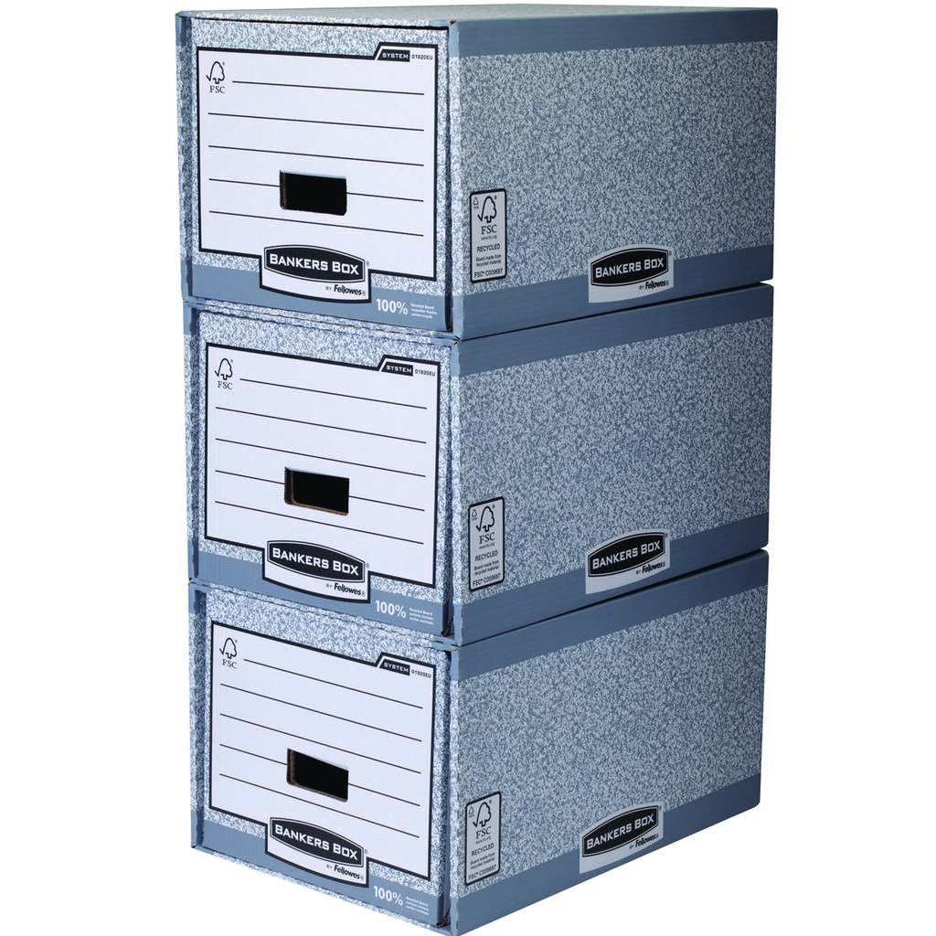 Archieflade Bankers Box A4 System A4 grijs — afbeelding 3