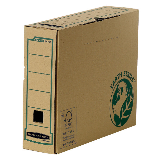 Archiefdoos Bankers Box Earth A4 transfer 80mm bruin — afbeelding 2