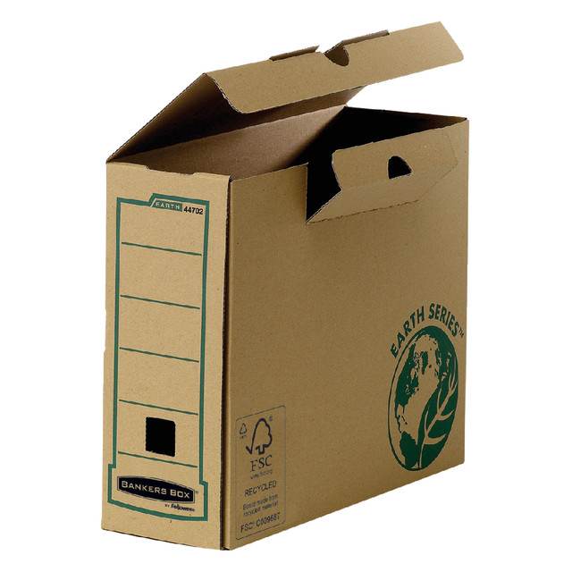 Archiefdoos Bankers Box Earth A4  transfer 100mm bruin — afbeelding 2