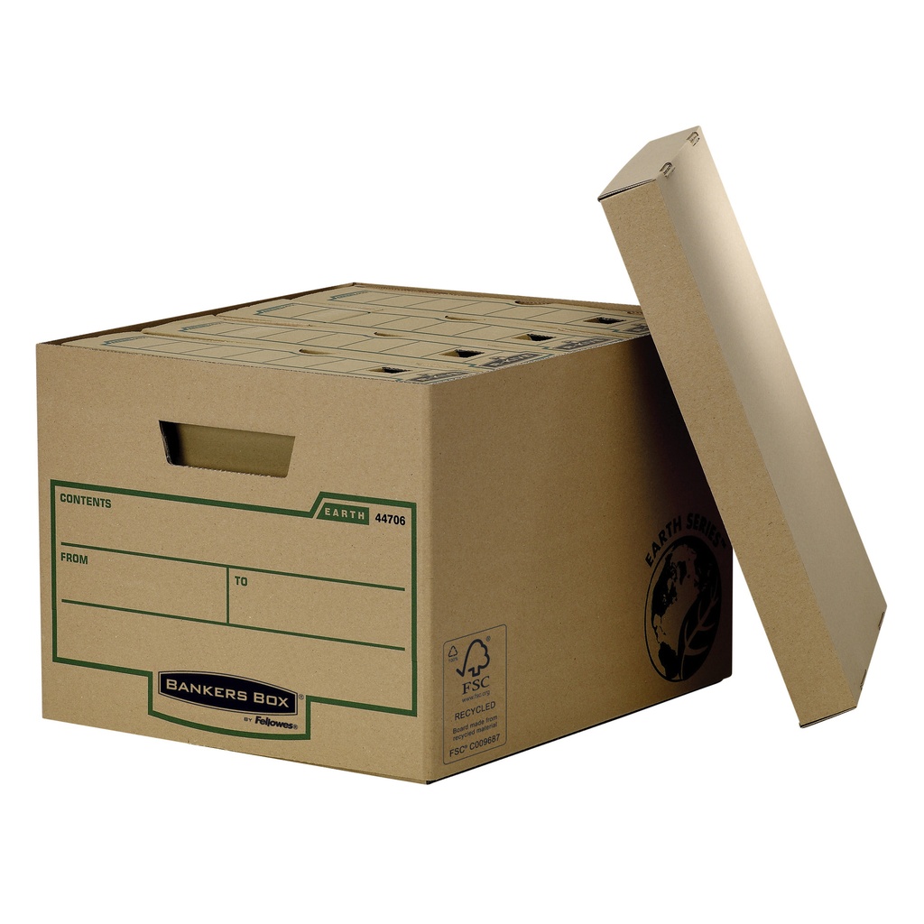 Archiefdoos Bankers Box Earth 270x335x391mm bruin — afbeelding 2