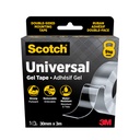 Montagetape Scotch universele dubbelzijdig geltape 3mx30mm transparant — afbeelding 2