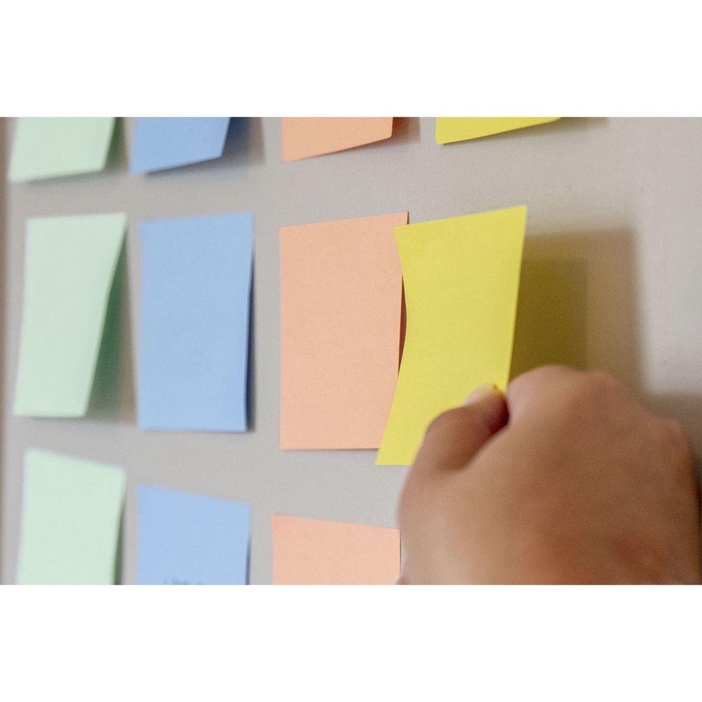 Memoblok Post-it 654 Super Sticky 76x76mm Summer Sorbet 6 stuks — afbeelding 3