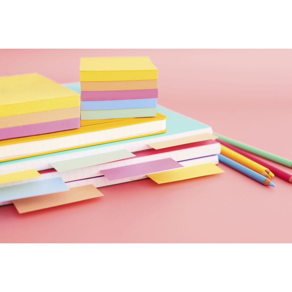 Memoblok Post-it 654 Super Sticky 76x76mm Summer Sorbet 6 stuks — afbeelding 6