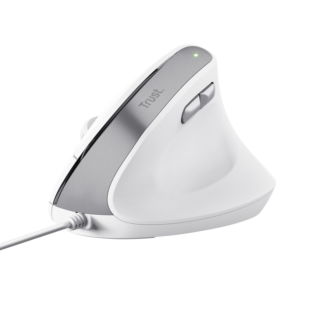 Muis Trust ergonomisch BAYO II wit — afbeelding 3