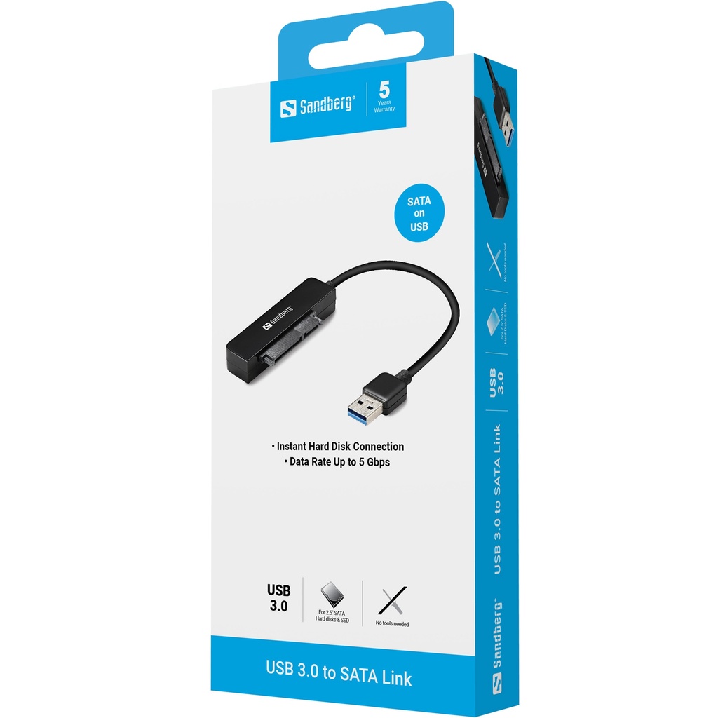 Sandberg USB 3.0 to SATA Link – productfoto
