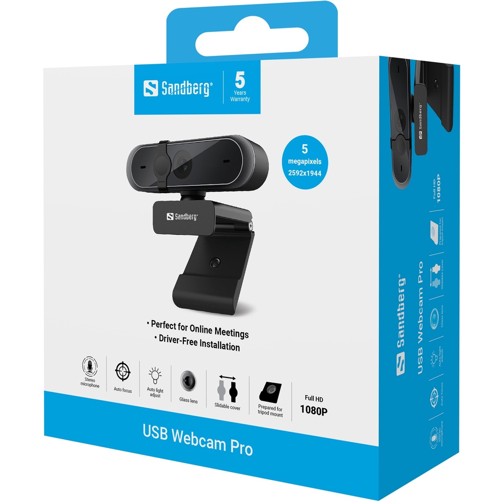 Sandberg USB Webcam Pro – productfoto