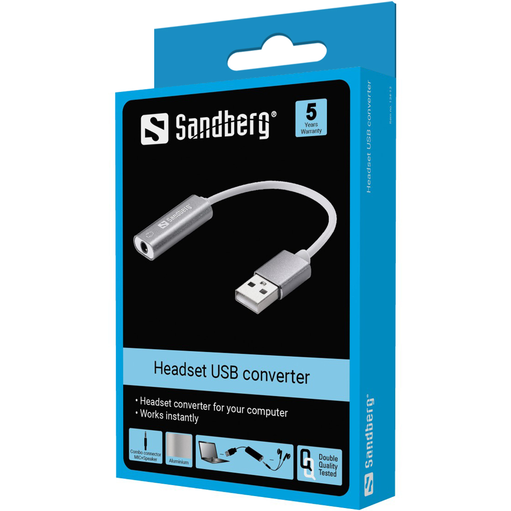 Sandberg Headset USB converter – productfoto