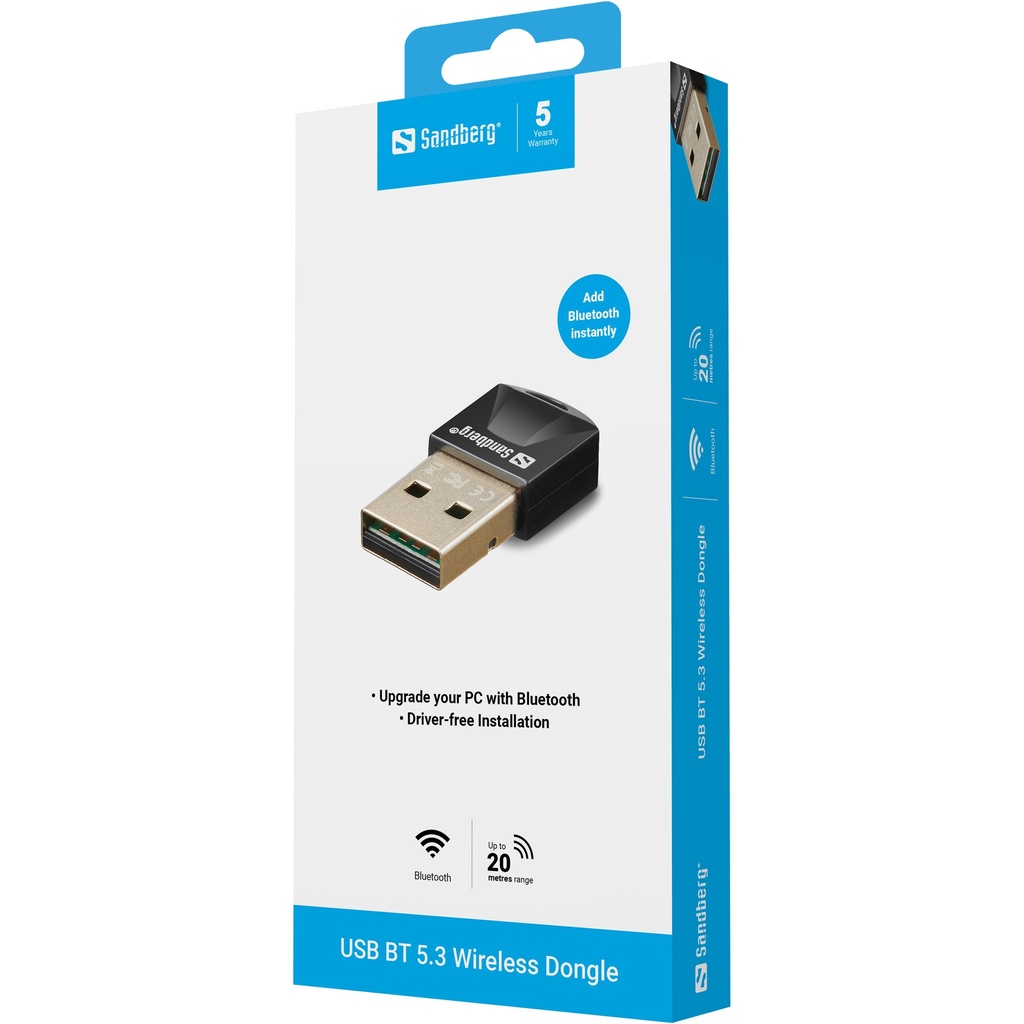 Sandberg USB BT 5.3 Wireless Dongle – productfoto