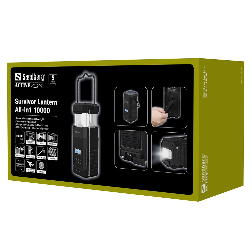 Sandberg Survivor Lantern All-in1 10000 – productfoto