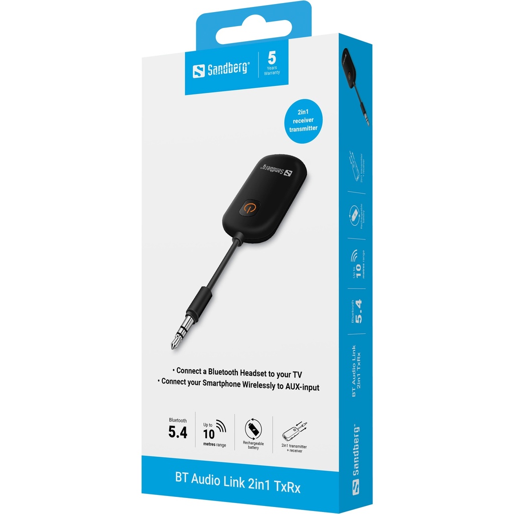 Sandberg BT Audio Link 2in1 TxRx – productfoto