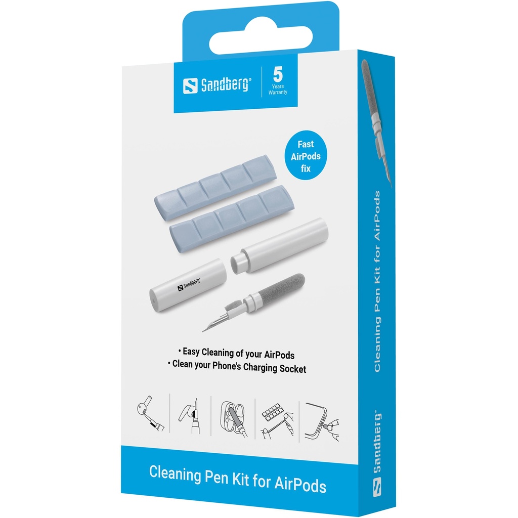 Sandberg Cleaning Pen Kit for AirPods – productfoto
