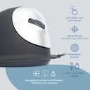Muis R-Go Ergonomisch HE Break Draad Rechts M — afbeelding 5