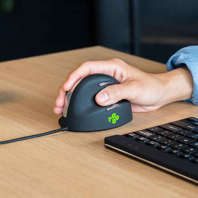 Muis R-Go Ergonomisch HE Break Draad Rechts M — afbeelding 7