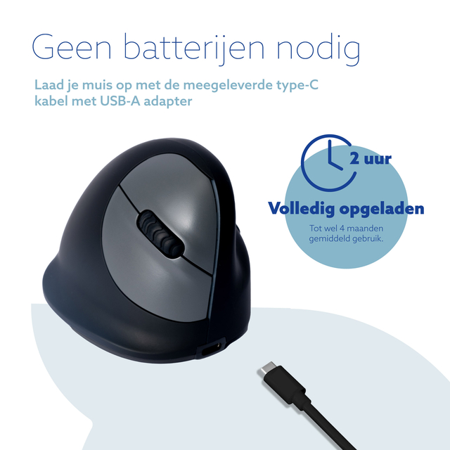 Muis R-Go Ergonomisch HE Break Wireless Rechts M — afbeelding 7