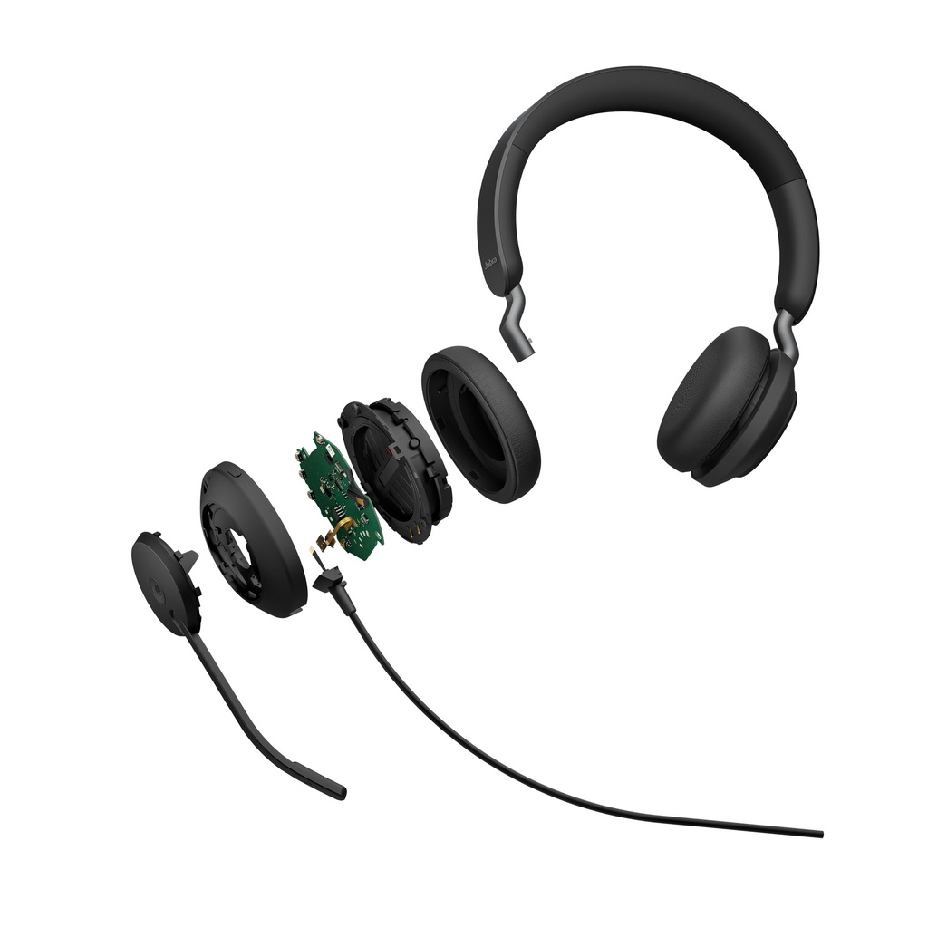 Headset Jabra Evolve2 40 SE USB C/A MS Stereo bedraad — afbeelding 2